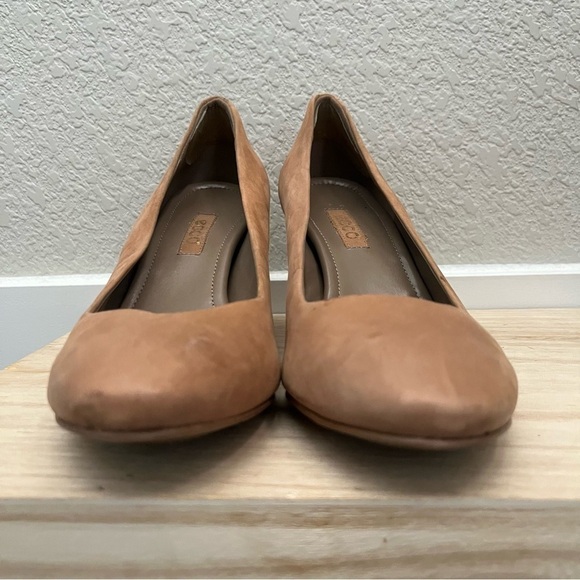 ECCO Camel Brown Almond Toe Leather Pumps 38 - Picture 6 of 6